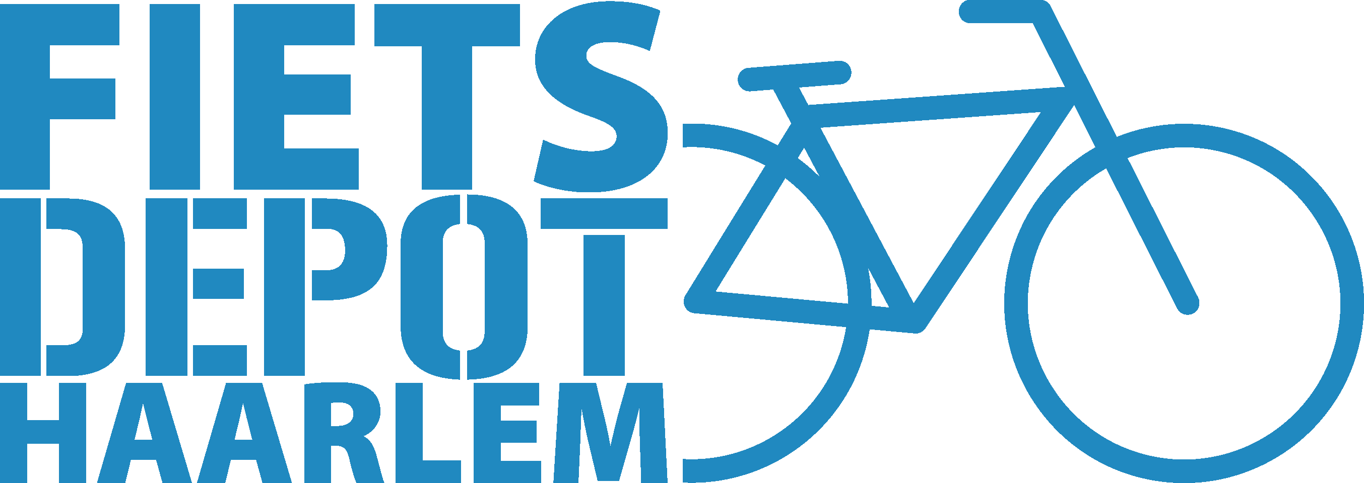 logo fietsdepot haarlem met fiets
